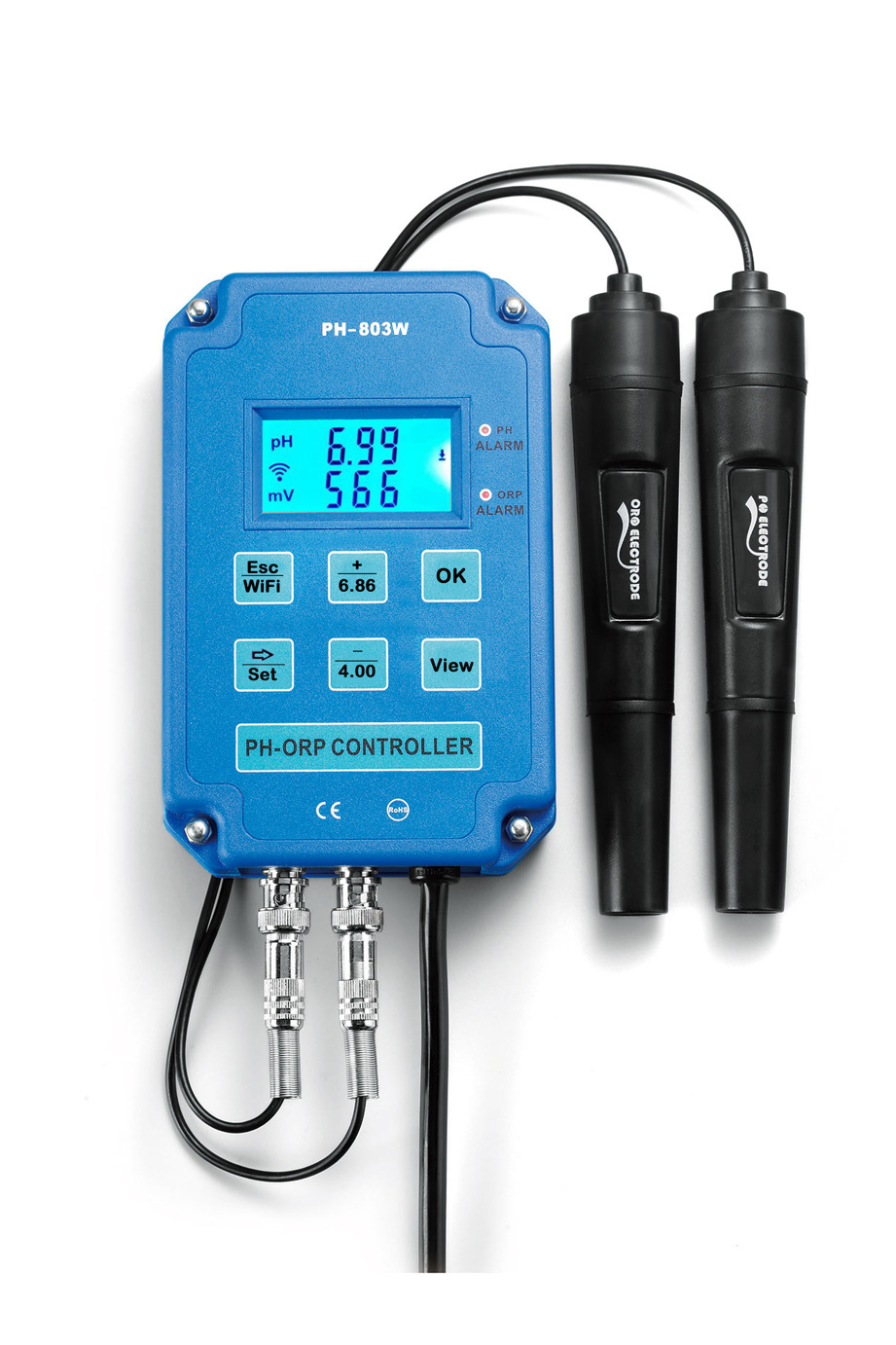 产地货源WIFI物联网ph计酸碱度测试仪 ph控制器orp控制变送器