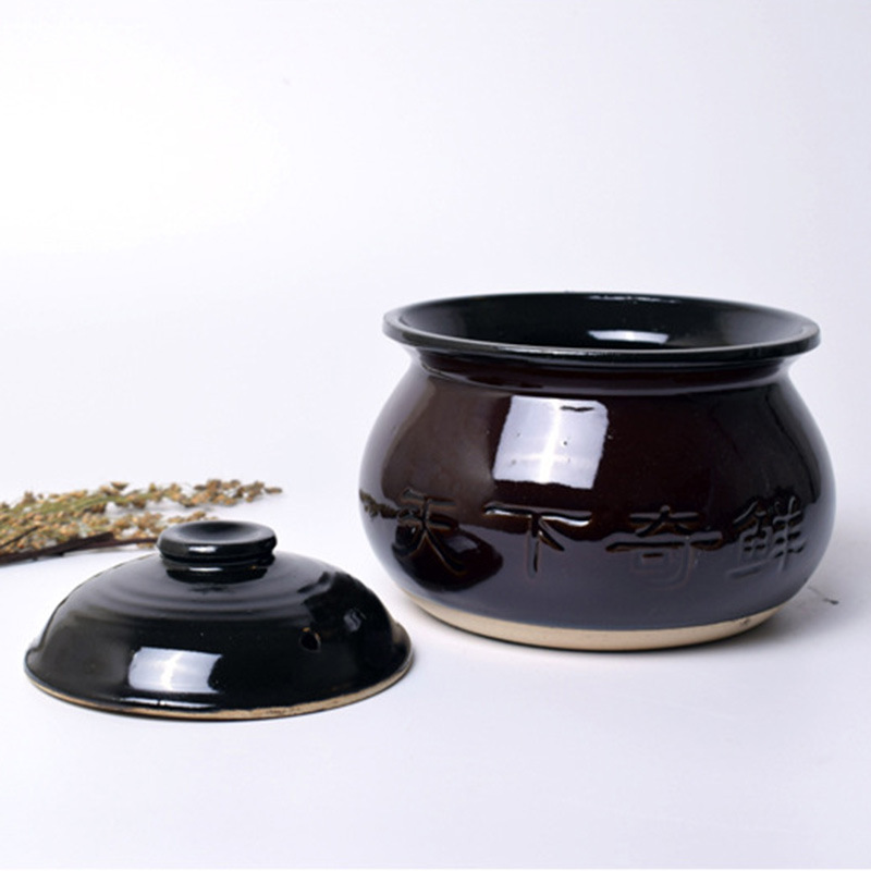 瓦罐煨汤专用瓦罐瓦缸汤盅炖盅陶瓷汤煲炖煲瓦罐批发煨汤