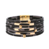Magnetic beaded bracelet, copper polyurethane beads, jewelry charm, accessory