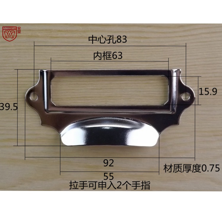 AW Anwang Hardware Detalles de etiquetas Cajón Caja de tarjetas Insertar marco Estante de tarjetas Accesorios Insertar tarjetas Estante