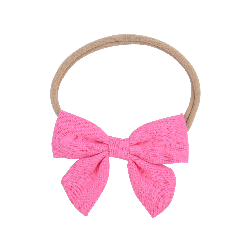 Fashion Simple Cotton Bow Hair Ring Set display picture 2