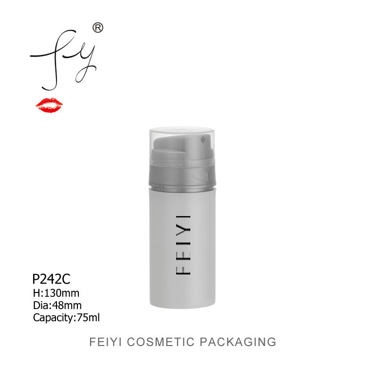 化妆品乳液瓶包材 高档泵头塑胶PP材料真空瓶 精华液瓶 P242C