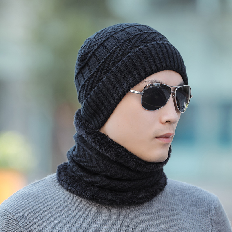 Men's Vintage Style Solid Color Eaveless Wool Cap display picture 2