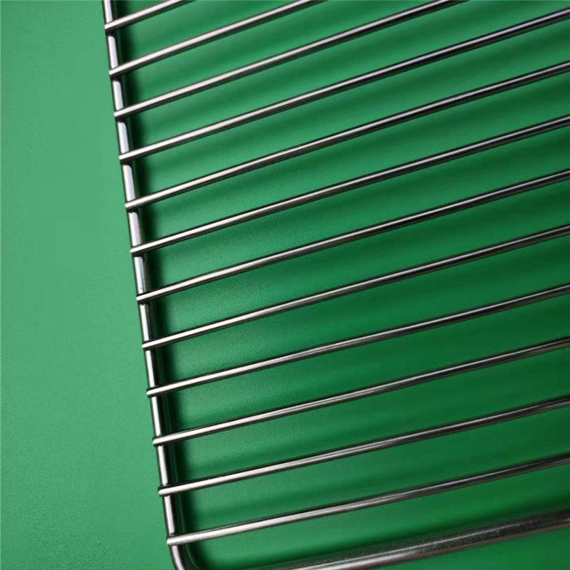 Acero inoxidable 304 barbacoa neta barbacoa red cuadrada barbacoa rejilla de la categoría alimenticia barbacoa de malla engrosada barbacoa red