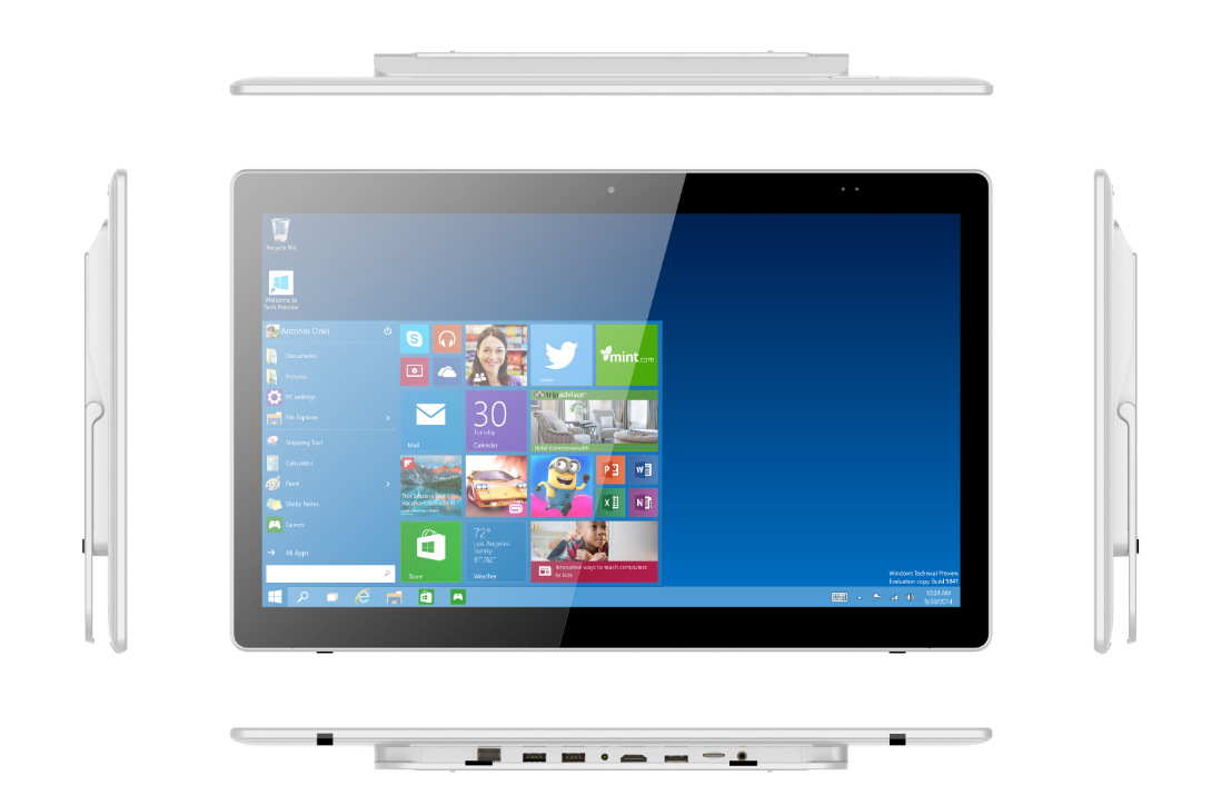 21.5 寸 带POE 摄相头 咪头 广告（挂式）机