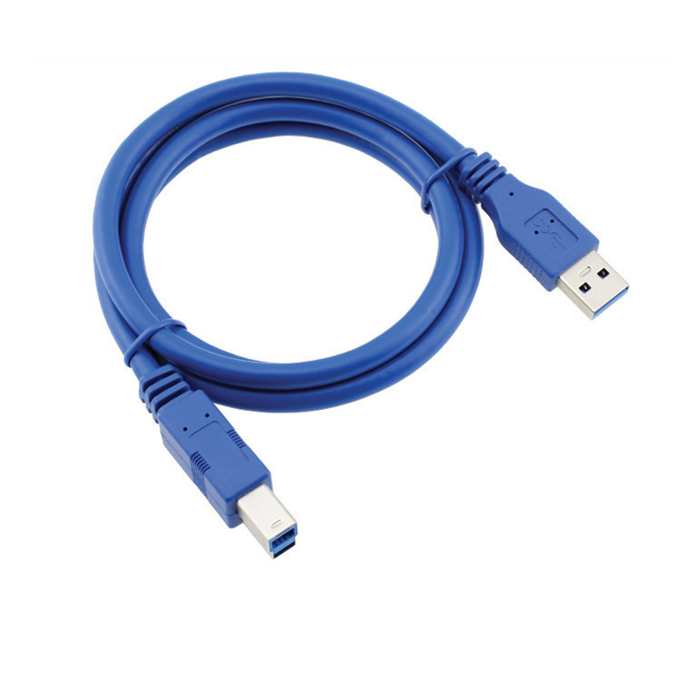 Cáp in USB3.0 hoàn toàn bằng đồng hộp đĩa cứng A đến B cổng máy in cáp USB cáp truyền dữ liệu