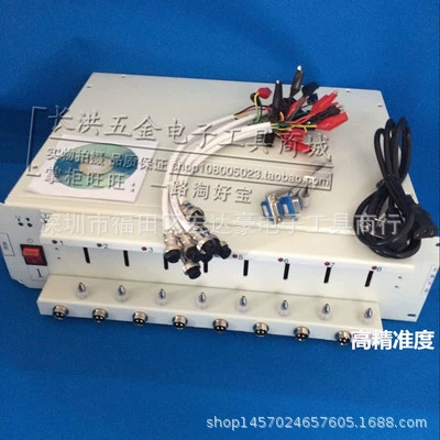 Полимерный 18650 литиевый аккумуляторный отсек 5V3A6A тест цикла зарядки и разрядки Восьмиканальный тестер батареи