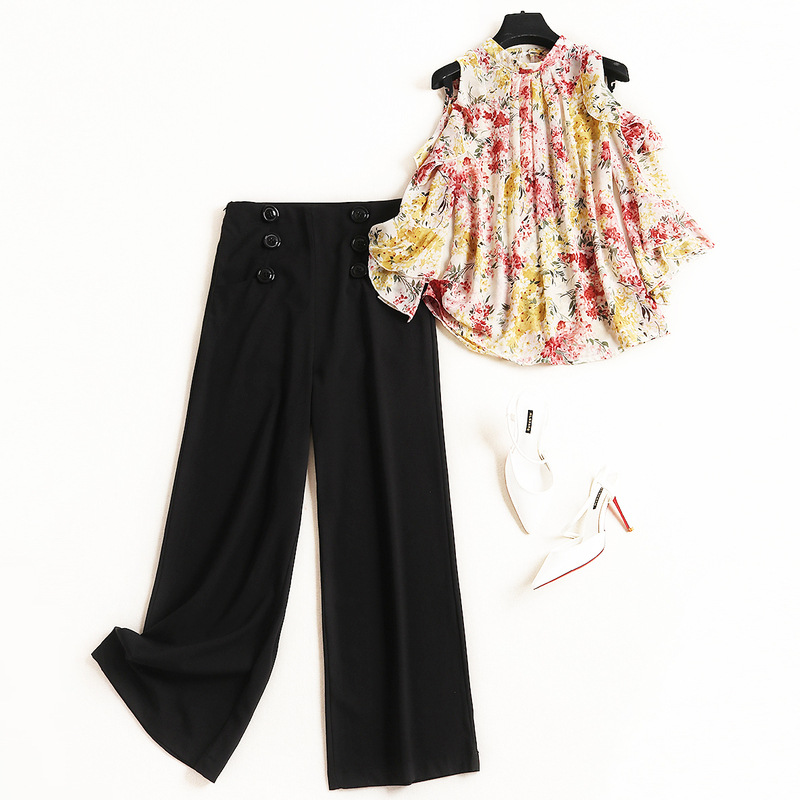 Costume femme SPLIT en Mousseline - Ref 3334191 Image 1