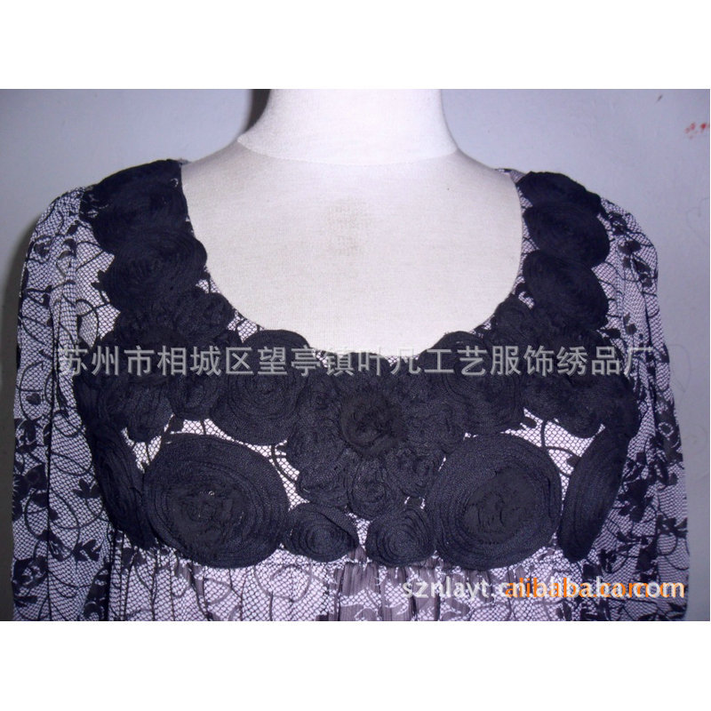 小额批发 色丁花边领花 （苏州叶凡）提供