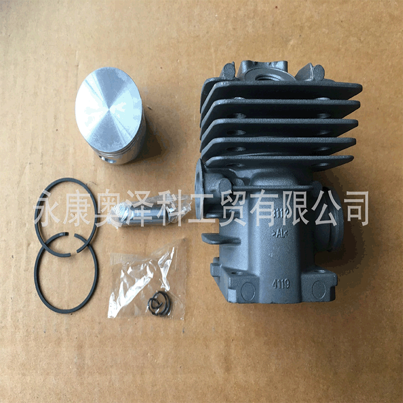 汽油锯割草机适用于胡斯华纳Husqvarna富世华435油锯活塞气缸套筒