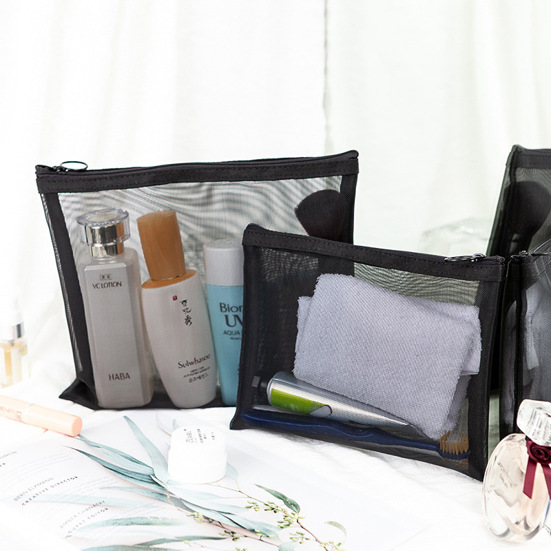 Modern Simple Travel Cosmetic Storage Bag Three-piece Set display picture 1