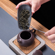 手工铜制茶则茶针两件套功夫茶具配件茶道六君子醒茶则取茶匙