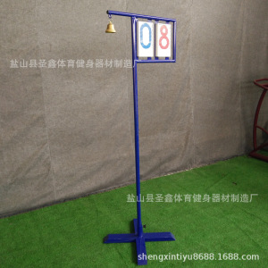 终点钟 发令用  弹性立柱标枪竞赛铜钟器材，赠送双环发令铜壳哨