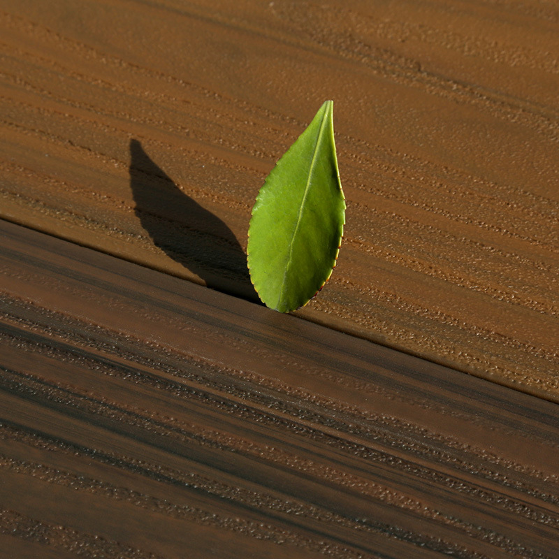 别墅庭院露台装饰木塑地板 无缝木塑地板