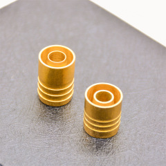 High-end tea tray double-ring drainage copper art pipe, double-layer water outlet joint, dry soaking station copper art faucet drain outlet leakage piece