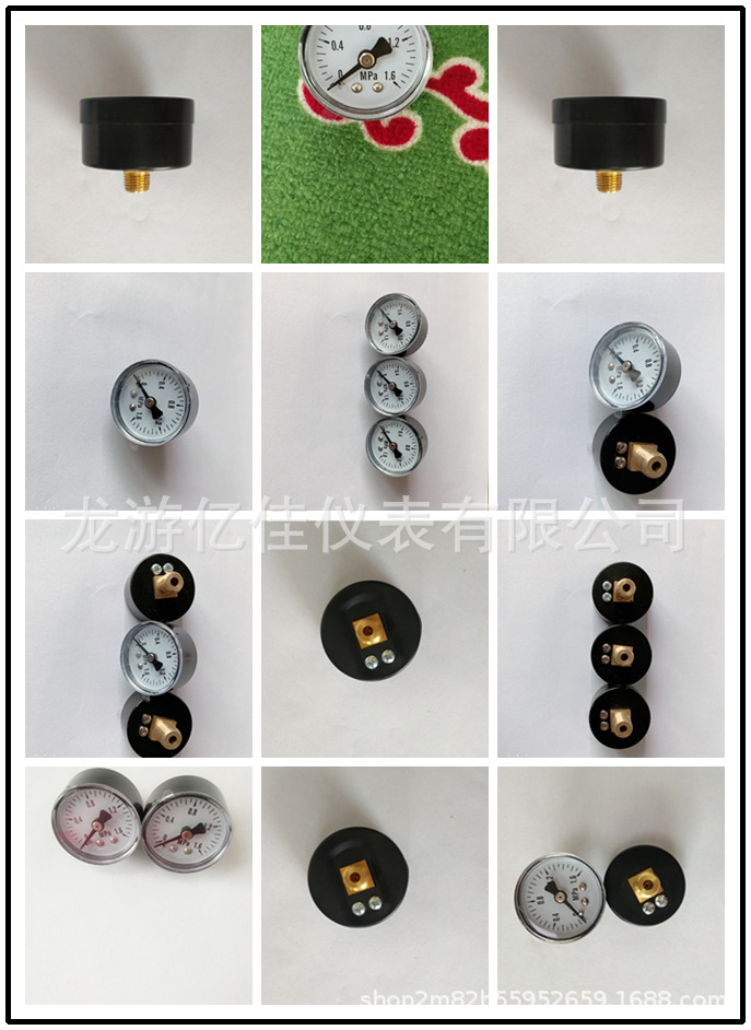 龙游亿佳销售各种规格压力表 低价直销Y35普通压力表