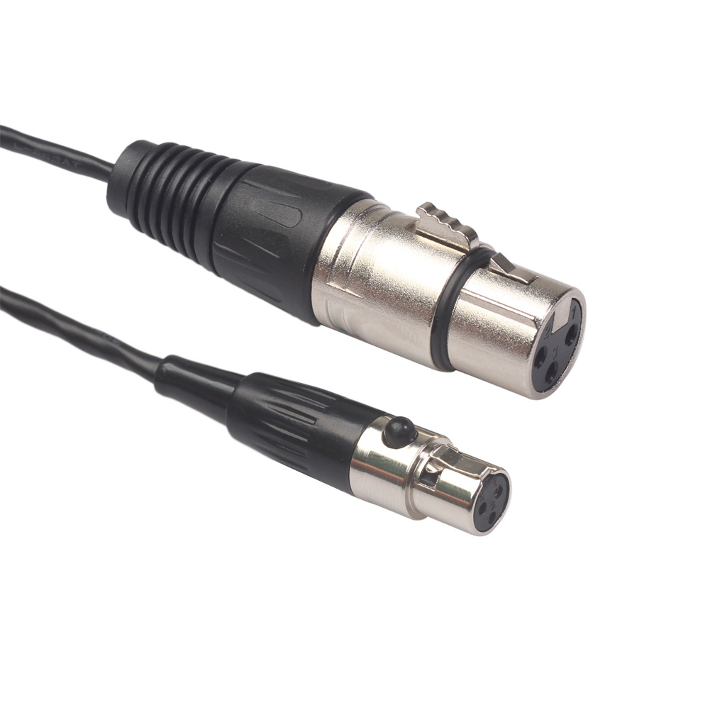 New cross-border supply mini Cannon three-core female head to Cannon mother camera live sound card microphone cable