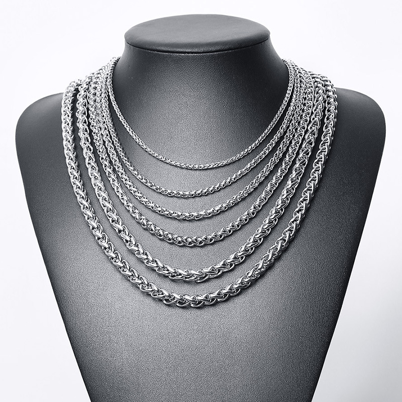 Stainless Steel Simple Style Plating Geometric Layered Necklaces display picture 9