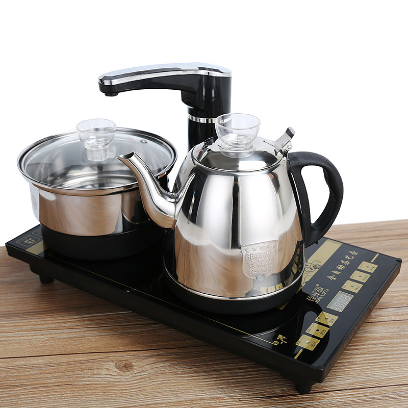 household fully automatic Hydro Boiling water teapot suit intelligence Make tea electromagnetism Tea stove Triple Kungfu Online tea set