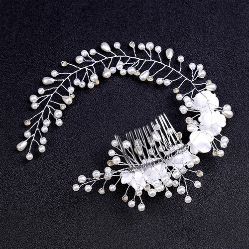 Hairpin hair clip hair accessories for women Handmade wedding dress with soft pottery flower mother