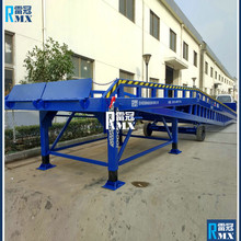 【堅持品質】移動裝車貨梯油壓手動橋面角度調節電動叉車專用平台