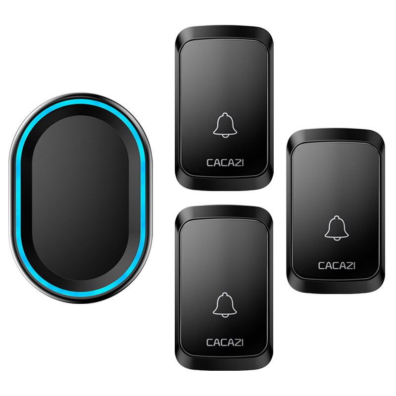 智能家用交流数码无线门铃 三拖一远遥控家用防水门铃 老人呼叫器