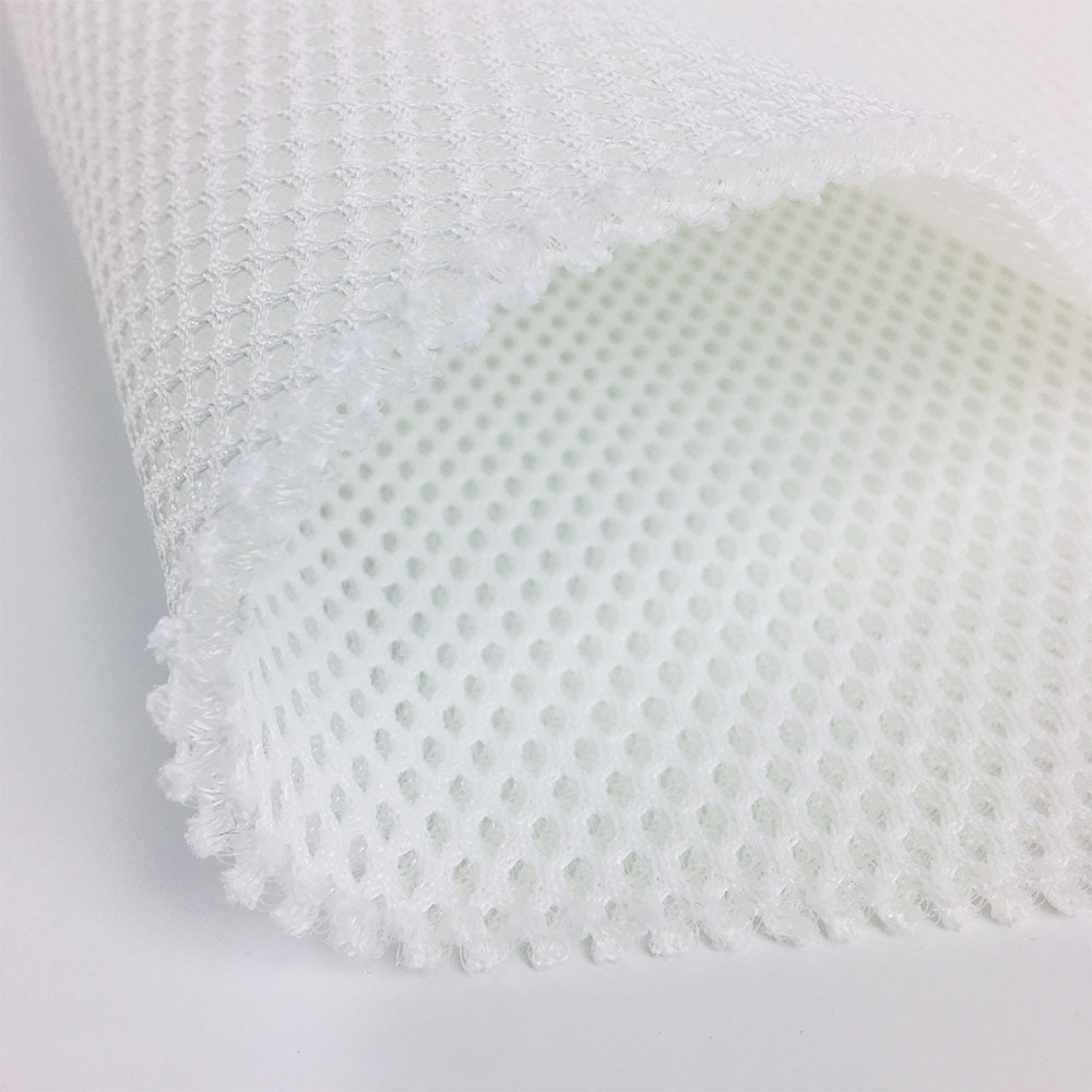 厂家供应经编涤纶网眼布 床垫枕头3d网布现货 3d聚酯纤维透气网