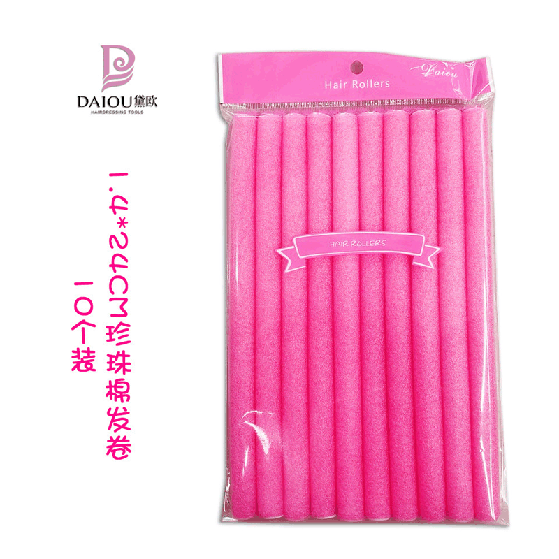 wholesale Rubber truncheon universal DIY Pear head Curls bar EVA Sponge Stick 10 EPE Curlers