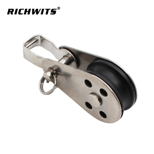 Stainless steel pulley Nylon pulley Sailing yacht ship pulley Nylon rope pulley Swing pulley
