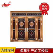 铜门双开别墅铜门庭院入户用铜门酒店用铜门青岛厂家现货批发大门
