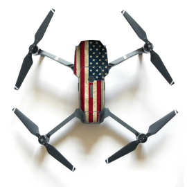 大疆御Mavic Pro 机身贴纸 时尚 国旗 炫彩 保护膜 个性化图片