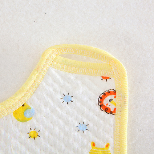 New maternal and infant products baby ecological cotton waterproof square floral children's bib bib