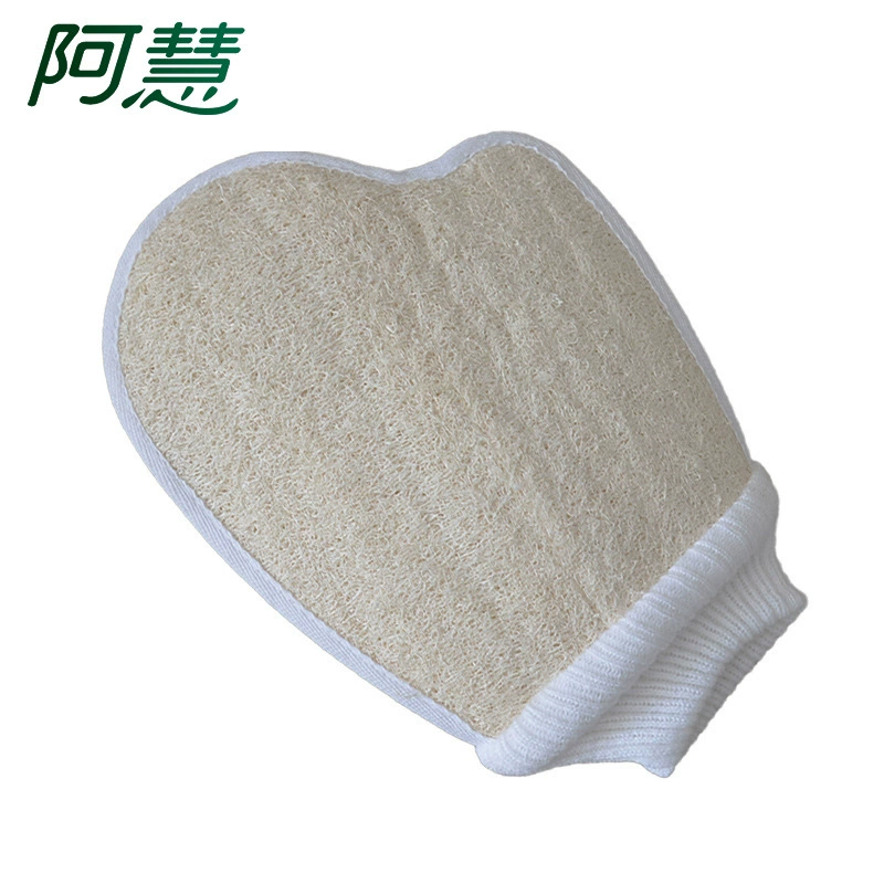 Лезвие волос, мочалка, двусторонние exfoliating перчатки, оптовая продажа