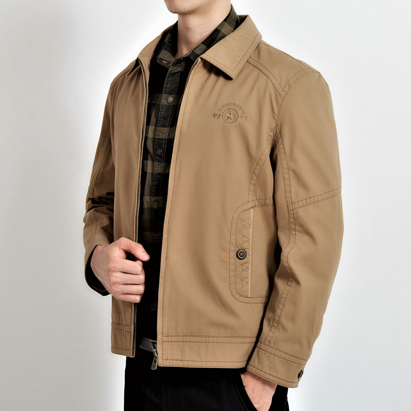 9919 chaqueta transfronteriza para hombre algodón suelto papá desgaste 40-50 años chaqueta para hombre chaqueta casual para hombre