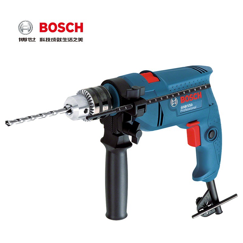 Bosch impact drill Household hand drill multi-function Electroporation 220V Power Tools Industrial grade Dual use suit
