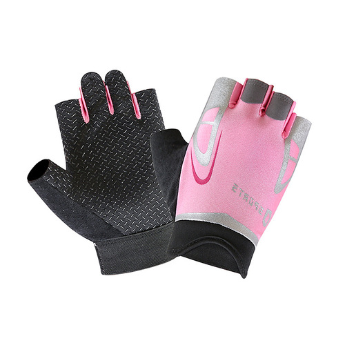 Fitness gloves for men and women, outdoor sports breathable anti-slip thin bike riding dumbbell yoga training half-finger gloves