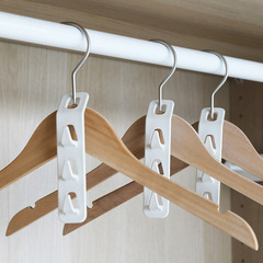 Clothes hanger connection hook multi-functional household multi-layer space-saving storage artifact bedroom wardrobe clothes drying rack