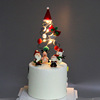 Christmas cake decorative Iron Mao Ball Christmas Tree Cake Decoration Plug -in Christmas Cake Account