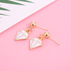 Cute earrings, 6 pair, Korean style, wholesale