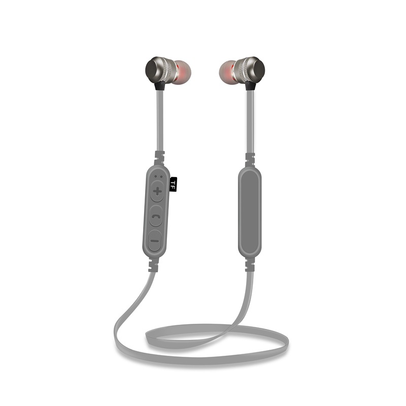 MS-F4入耳式蓝牙耳机 5.0 磁吸功能TF卡播放运动无线蓝牙