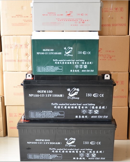 迪畅免维护蓄电池 铅酸蓄电池 太阳能电池 UPS免维护电瓶12V12AH