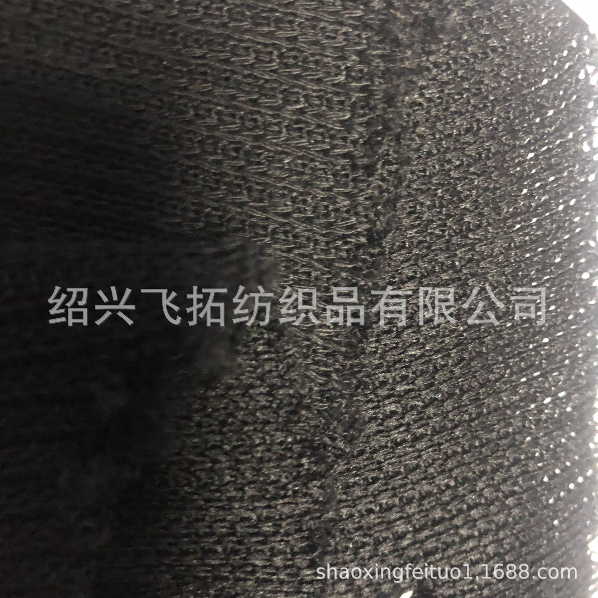 厂家直销针织全涤针织粗针1X1法国罗纹布面料