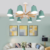 Scandinavian creative ceiling lamp for living room for bedroom, LED art decoration for wooden paintings, lights