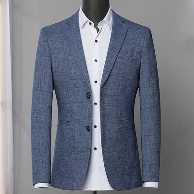 男装外套 休闲西服19春季爆款韩版修身男士纯色男装 阿里巴巴