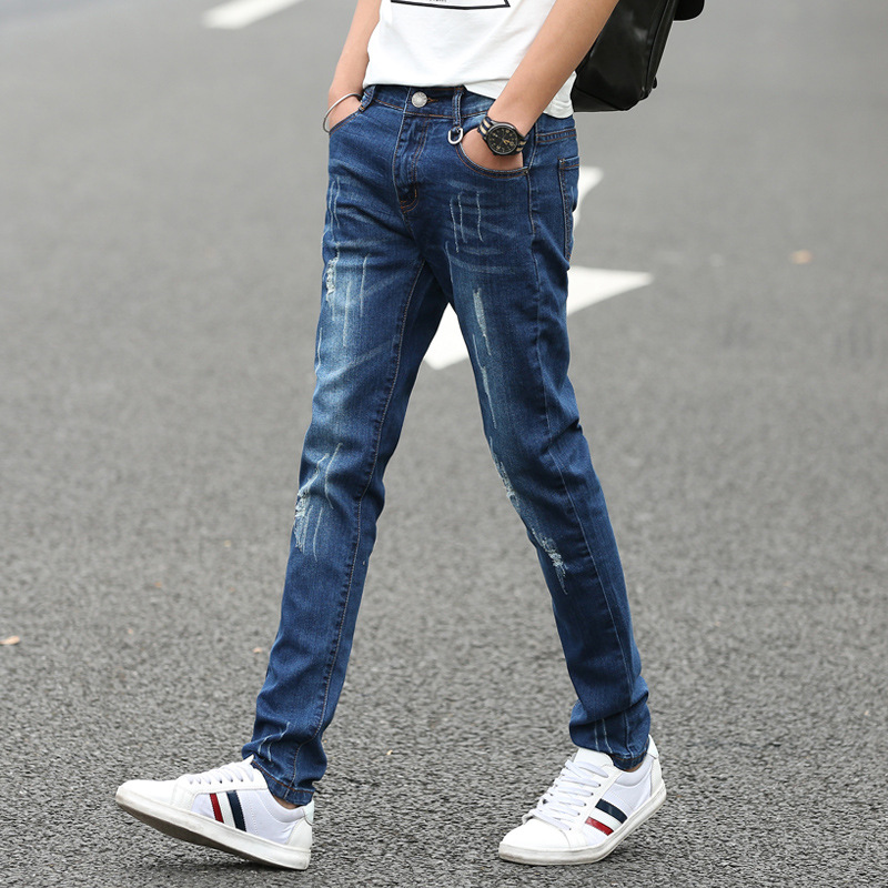 Stretch Slim Fit Skinny Thin Pants Image 6
