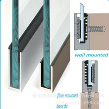 鋁槽 鋁合金地槽邊框 不銹鋼u型槽 工程用預埋槽表面鍍鋅防銹處理
