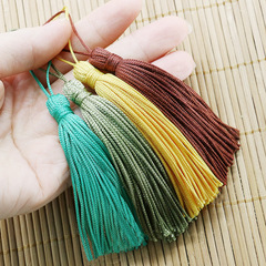 Wholesale 13cm tassel trim Fashion accessories box bags tassel hangers silk bookmarks tassels