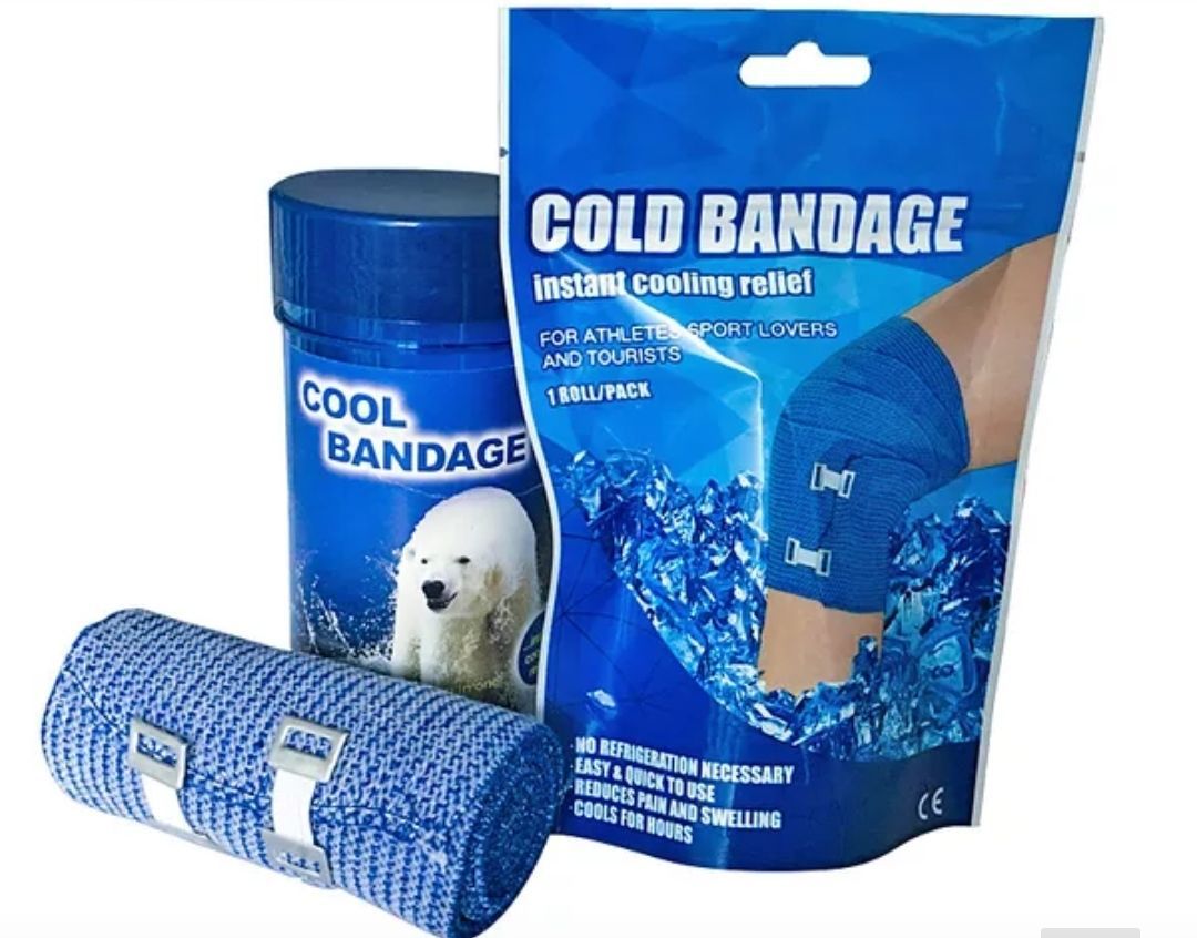亚马逊冷敷绷带 单品动物伤口防护包扎急救弹力冰敷绷带现货批发