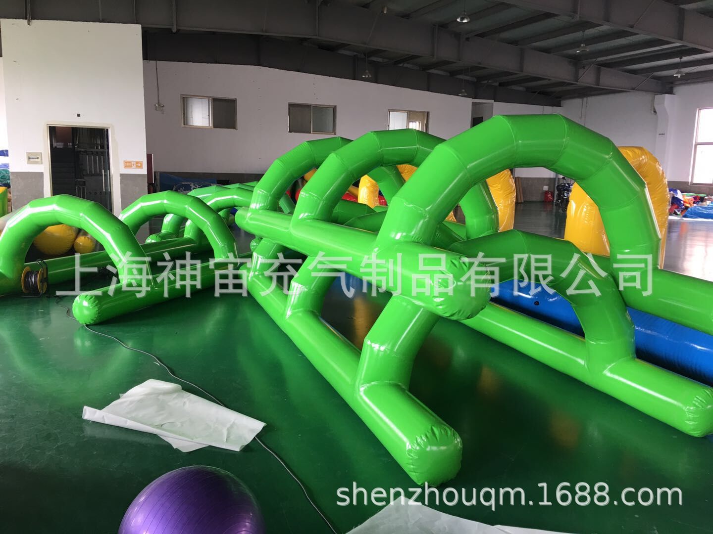 趣味运动会道具障碍跑充气四件套户外拓展横木跨栏平衡木鱼跃龙门-阿里巴巴