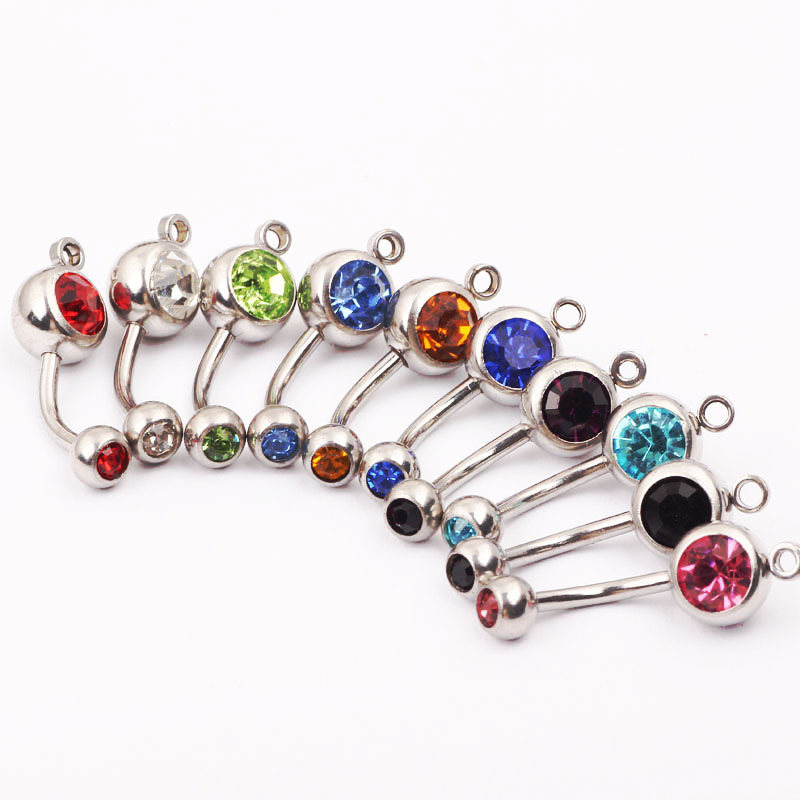 16G labret stud size and finish detail